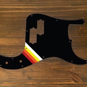 P Bass, graphic printed custom pickguard. The McFly (v3)