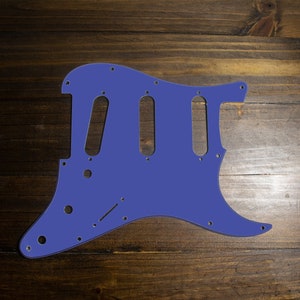 TELE/STRAT/BACKPLATE Printed Pickguard, Blue Purple(matte)