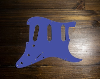 TELE/STRAT/BACKPLATE Pickguard imprimé, Bleu Violet (mat)