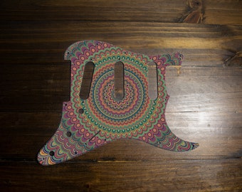 Tele or Strat pick guard Psychedelic 2