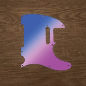 Tele or Strat Pick Guard Blue/Purple fade