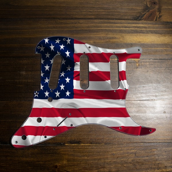 Tele or Strat Pick American Flag 2