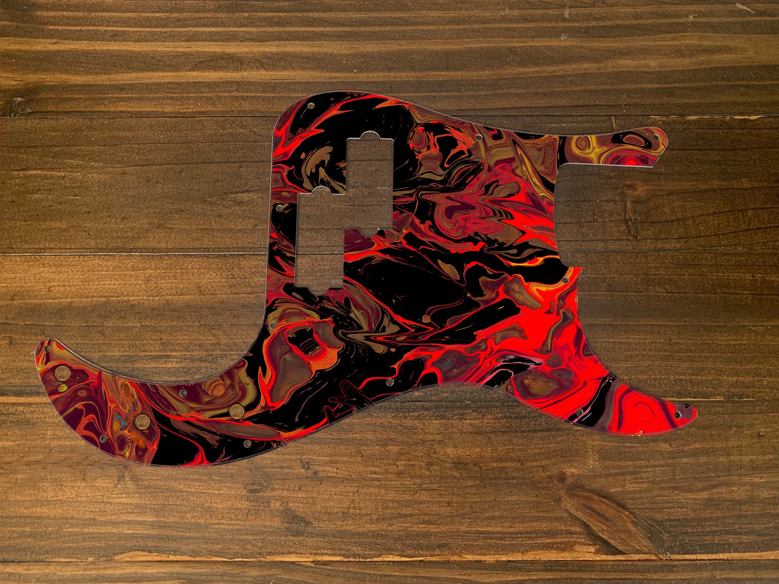 P Bass Graphic Printed Custom Pickguard. the Brothers Series Etsy