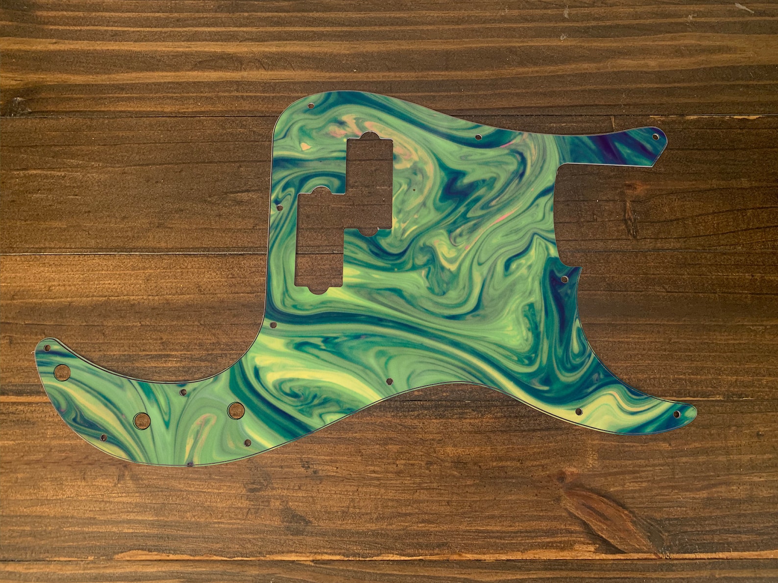 P Bass Graphic Printed Custom Pickguard. Psychedelic 3 Etsy