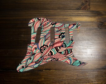 Tele oder Strat Pick Guard Paisley 6