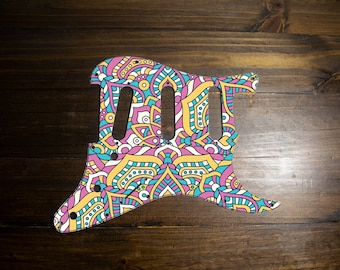 Tele oder Strat Pick Guard Paisley 1