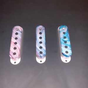 Graphic Electric Guitar Pickups. SSS, HH, HSH. Psychedelic. The Woodsock