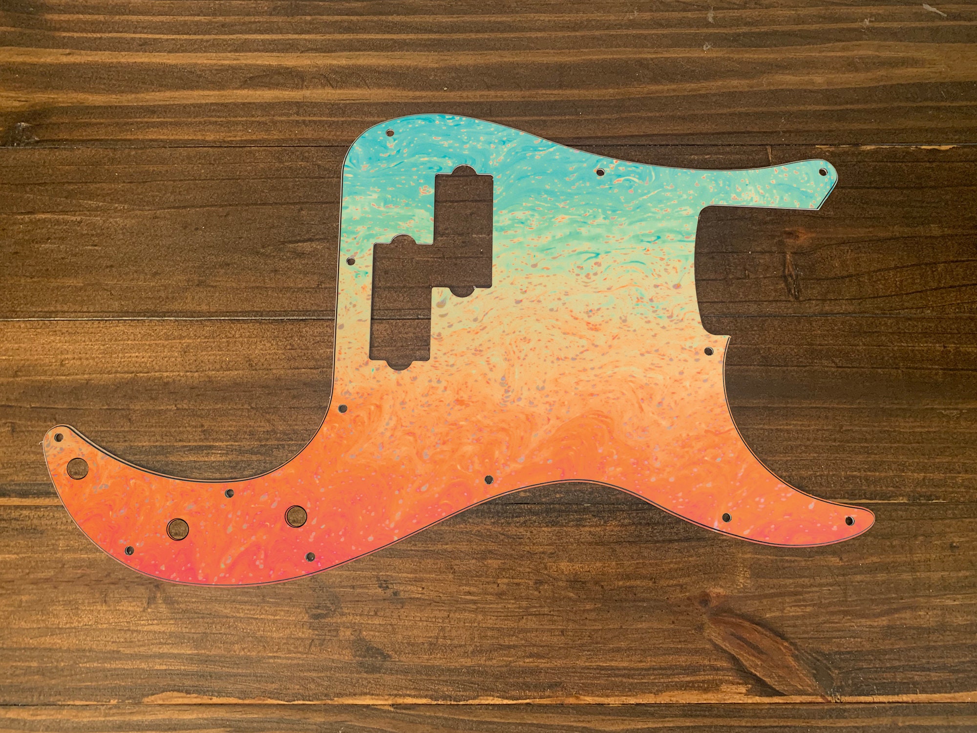 美品モデルカスタムピッグ/ Custom Pig 9'9ft P Bass, Graphic Printed Custom Pickguard. Psychedelic 9 - Etsy