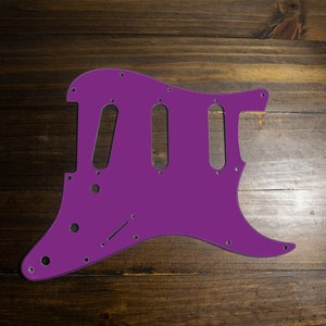 TELE/STRAT/BACKPLATE Printed Pickguard, Purple(matte)