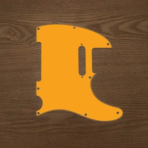 TELE/STRAT/BACKPLATE Printed Pickguard, Orange(matte)