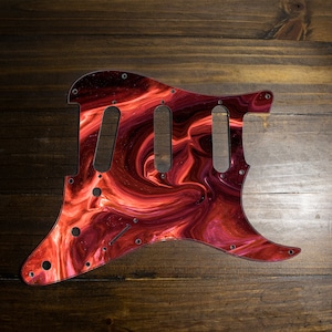 Osłona kostki Tele lub Strat Dark Crystal (czerwona)