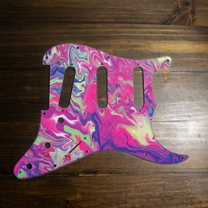 Neon Nightmare Tele/Strat pickguard