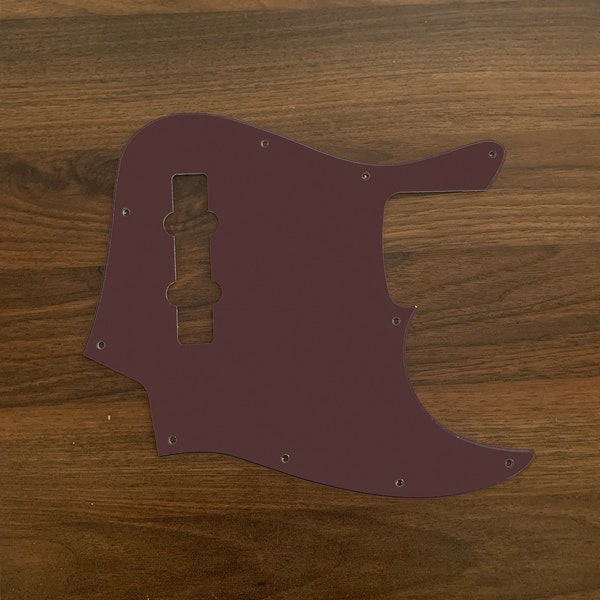 Jazz Bass Custom Pickguard Etsy