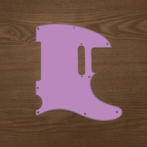 TELE/STRAT/BACKPLATE Printed Pickguard, Muave(matte)