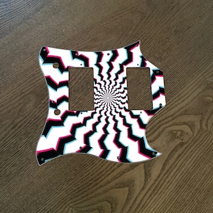 SG pickguard- Psychedelic 11