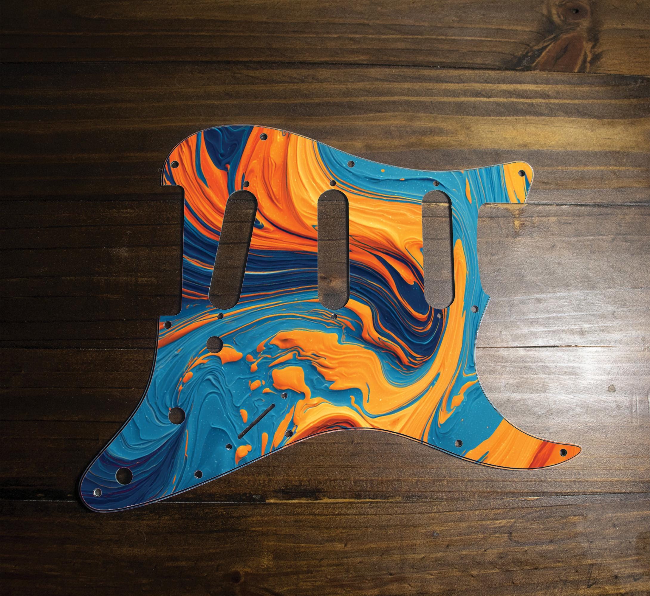 ストラトタイプ サイケデリックペイント Psychedelic Stratocaster - Etsy
