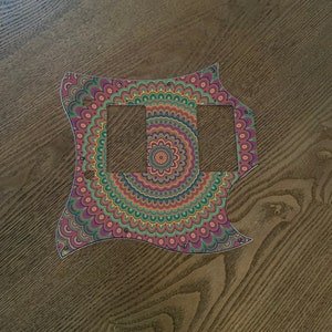 SG pickguard- Psychedelic 2