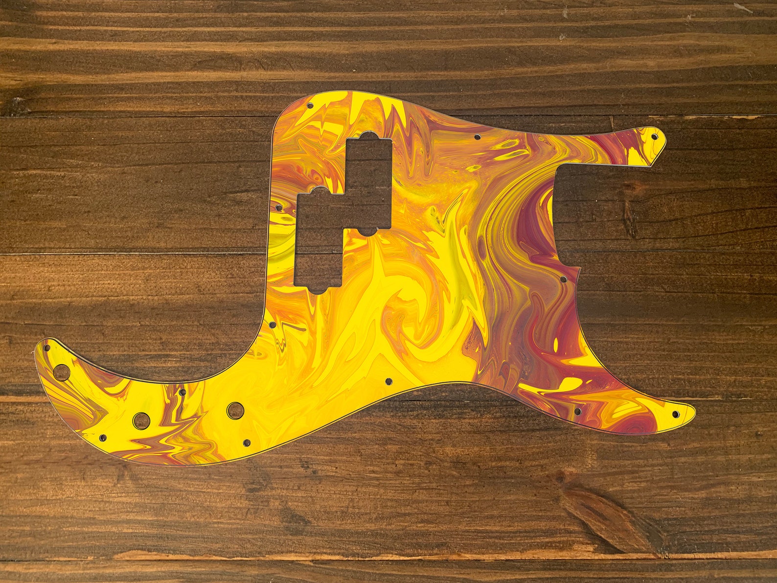 P Bass Graphic Printed Custom Pickguard. the Brothers Series Etsy