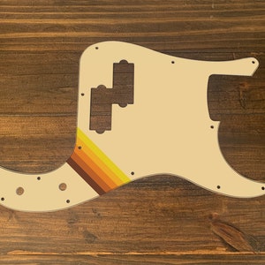 P Bass, graphic printed custom pickguard. The McFly 8