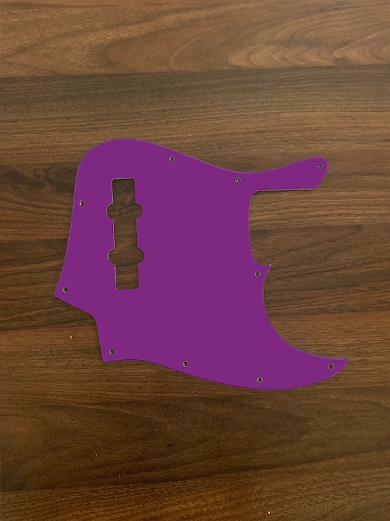 Solid Color Jazz Bass pickguard personalizado impreso en Etsy