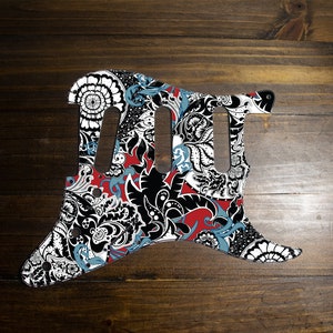 Strat or Tele Pick Guard Paisley, The Nautilus (1)