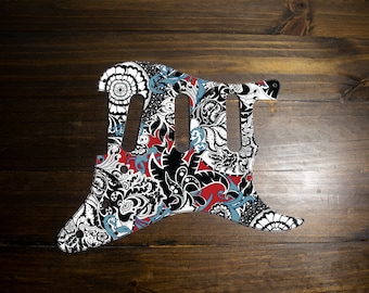Strat ou Tele Pick Guard Paisley, The Nautilus (1)