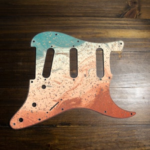 Tele oder Strat Pickguard Sherbert