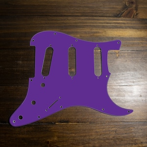 TELE/STRAT/BACKPLATE Printed Pickguard, Grape Ape Purple(matte)