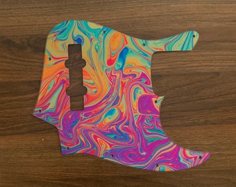 Custom Graphical Pickguard to fit Fender J Bass Jazz Bass Nebula 1 Custom Graphical Pickguard to fit Fender J Bass Jazz Bass Nebula 1