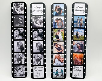 Gepersonaliseerde fotostripcadeau. Bladwijzer Film Fotostrook. Gepersonaliseerde Vaderdagcadeau. Romantisch cadeau. Verjaardagscadeau. Verjaardag.