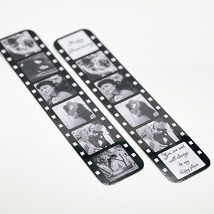 Personalised Photo Strip Gift. Bookmark Film Photo Strip. Personalised Fathers Day Gift. Romantic Gift. Birthday Gift. Anniversary. image 6