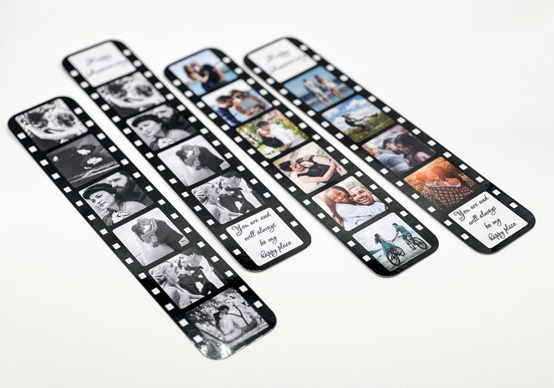 Personalised Photo Strip Gift. Bookmark Film Photo Strip. Personalised Fathers Day Gift. Romantic Gift. Birthday Gift. Anniversary. image 7