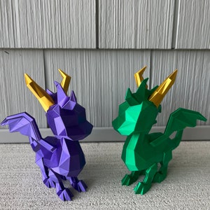 Crystal Dragon Statue