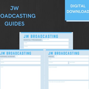 JW Broadcasting Guides - Digital Download (PDF)