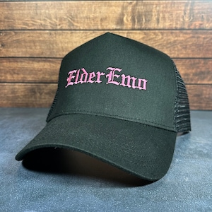Elder Emo Hat, When We Were Young Festival, Emo Gift, Emo Hats, Scene hat, It Was Never A Phase, Emo Forever, Goth Emo Hat Free Shipping