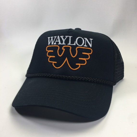 Vintage Style Waylon Jennings Stitched 