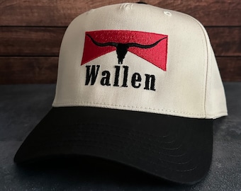 Vintage Style Wallen Embroidered Snapback Trucker Hat for Men and Women with Free Shipping