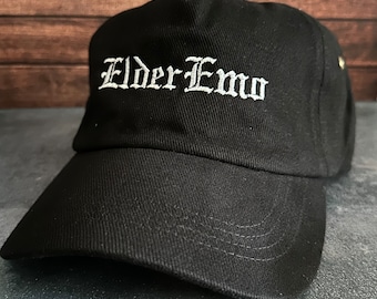 Elder Emo Hat, When We Were Young Festival, Emo Gift, Emo Hats, Scene hat, It Was Never A Phase, Emo Forever, Goth Emo Hat Free Shipping