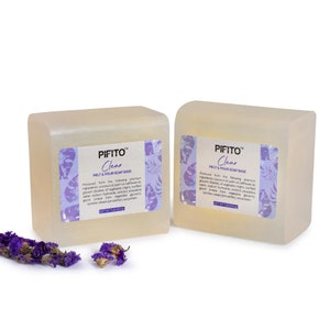 Pifito Clear Melt and Pour Soap Base - Premium 100% Natural Glycerin Soap Base - Luxurious Soap Making Supplies