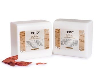 Pifito White Melt and Pour Soap Base - Premium 100% Natural Glycerin Soap Base - Luxurious Soap Making Supplies