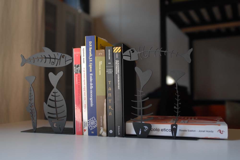 Soldes - Serre-livres noir BookEnd en métal - Interior's