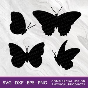 Schmetterling SVG - Schmetterlinge Bundle SVG - Schmetterling PNG - Schmetterling Silhouette Clipart - Schmetterlinge Clip Art Vektor - Fliegender Schmetterling Form