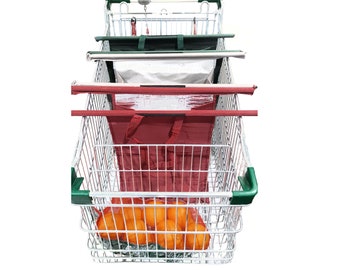 Eco Shopping Trolley Bags - Reusable X 4 Set (STRONG PVC)
