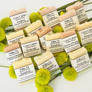 Handmade Custom Guest Soap Favors, Hotel Soap, Wedding favors, baby shower, All Natural soap, Organic, mini guest size bars