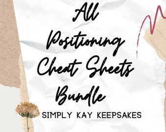All Positioning Cheat Sheets Bundle