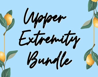 Upper Extremity Cheat Sheet Bundle