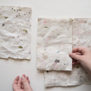 Handmade Paper Assorted Sheets | Recycled Paper | Surprise Pack | Stationery Paper | Scrapbooking
