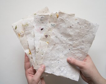 Handmade Paper from Wedding Invites | Wedding Suite | Recycled Paper | First Anniversary Gift