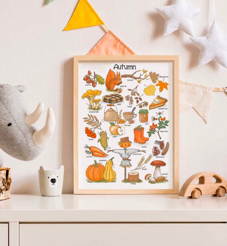 Four Seasons Printable Wall Art Downloadable Prints Watercolor - Etsy