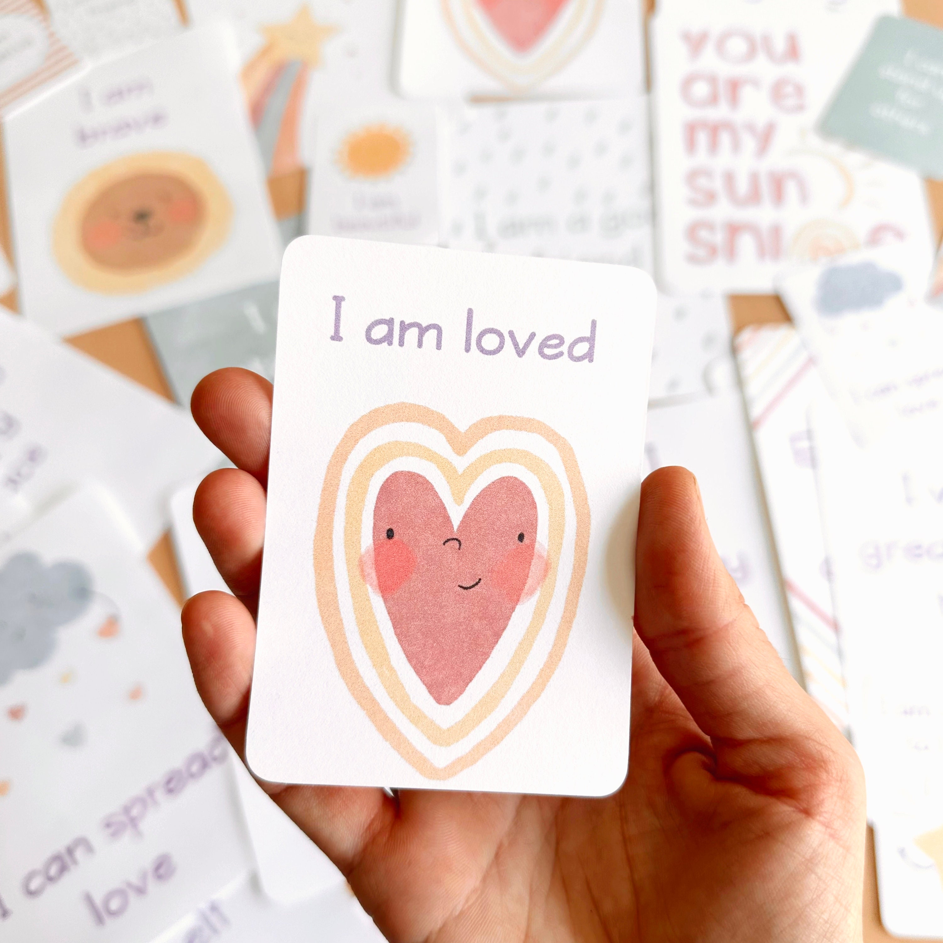 24 Positive Affirmation Cards for Kids Printable Nursery Decor Quotes ...